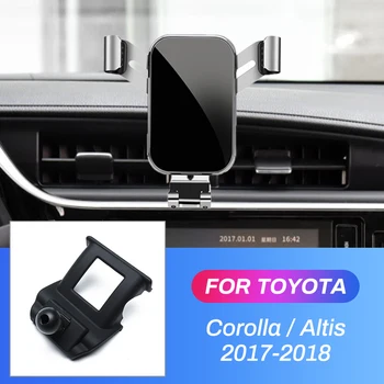 Avto, Mobilni Telefon, Držalo Za Toyota Corolla Altis 2017 2018 Težo GPS Stojalo Posebne Gori Zraka Vent Vtičnico Navigacijske Nosilec