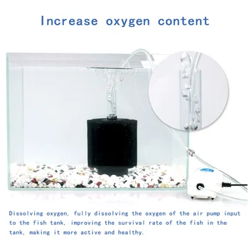 Akvarij Filter Rezervoar Rib Črpalka Zrak Skimmer Biokemične Goba Filter Za Akvarij Filtracija Filter Za Vodni Ljubljenčki Ribiških Proizvodov, To Je Za 1 Kos