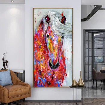 HDARTISAN Wall Art Platno Slikarstvo, Živali Slike, Plakati, Konja Portret Fotografij Doma Dekor Brez Okvirja