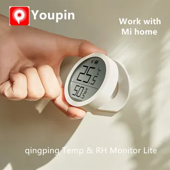 Qingping Digitalni BLE5.0 Termometer &Higrometer Zaslonu Lite Elektronski LCD Zaslon Podatkov Samodejno Snemanje Dela za Moj Dom App