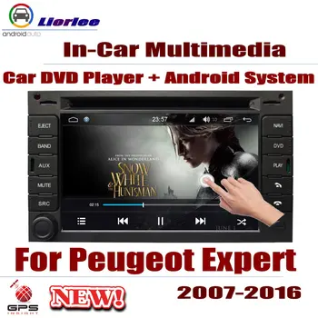 Za Peugeot Expert 2007-2016 Avto Android Player, DVD Navigacijski Sistem GPS HD Zaslon, Radio Stereo Integrirani Večpredstavnostnih