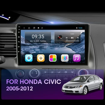 JMCQ Android 9.0 Za Honda Civic 2005-2012 avtoradio, predvajalnik navigacija GPS Multimedia 2Din DVD predvajalnik, audio stereo Razcep Zaslon
