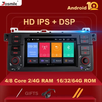 8core IPS 4GB 64 G 1 Din Android 10 avtoradio DVD Za BMW E46 M3 Rover 75 Coupe 318/320/325/330/335 Navigacija Multimedia Stereo