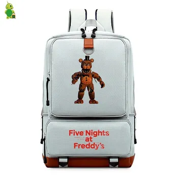 Pet Noči Na Freddy je 2 FNAF Nahrbtnik Igrača Freddy Chica Laptop Nahrbtnik za Najstniški Fantje Dekleta Velika Šola Potovanja Nahrbtnik
