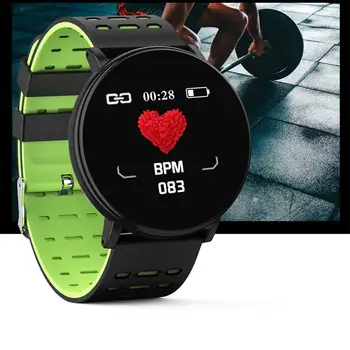 Šport Pametno Gledati 119Plus Pametna Zapestnica Fitnes Ure Tracker Srčni utrip Smart Manžeta z Visoko ločljivostjo Zaslona na Dotik IP67