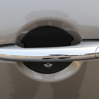 2 Kos vrata Avtomobila skledo zaščitnik nalepke Za ENO MINI Cooper S F54 F55 F56 F60 R55 R56 R60 Anti-nail nič Dodatki Zunanjost