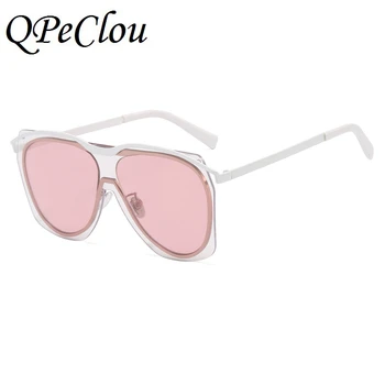 QPeClou 2020 Nov Modni Multicolor Prevelik Očala Ženska Enem Kosu Sončna Očala Ženske Blagovne Znamke Oblikovalec Velik Okvir Sončna Očala