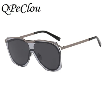QPeClou 2020 Nov Modni Multicolor Prevelik Očala Ženska Enem Kosu Sončna Očala Ženske Blagovne Znamke Oblikovalec Velik Okvir Sončna Očala
