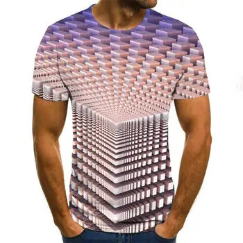 2020 Nova Moda za Moške tridimenzionalno Tiskanje Priložnostne Kratek Rokav Cosplay 3D T-Shirt Stiskanje Tshirts