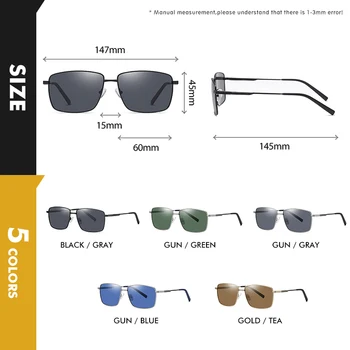 LIOUMO Modno Oblikovanje sončna Očala Moških Polarizirana Vožnje Očala Ženske Nakupovanje Očala Modnih Odtenkih Očala lentes de sol hombre