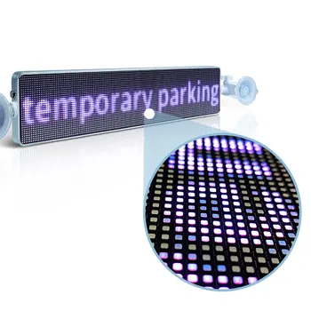 2020 WIFI programabilni avto LED zaslon 12V mobilni telefon APP nadzor avtomobila nazaj okno LED zaslon tovornjak drsenje LED prijavite sporočilo