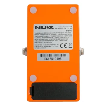 NUX DS-3 Distortion Pedal Analogni Kitara Cev izkrivljanje učinki pedal Krča izkrivljanje Rjava Zvok