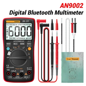 AN9002 Prenosni Auto-Obseg baterijsko Smart 6000 Šteje Doma Bluetooth Digitalni Multimeter True Rms Tester Strokovno APP