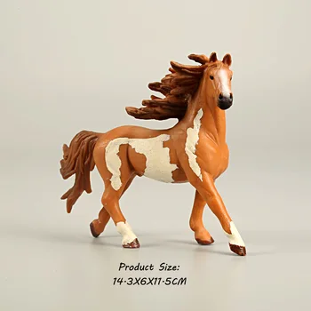 Plastični Konj Pogodbenice Prednost Izbor Barv Konj Figurice Simulacije Konj živali model figur PVC igrač Najboljše Darilo za Fante