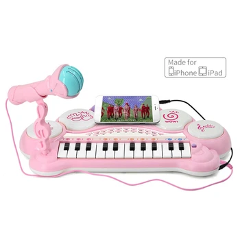 24 Tipke Elektronski Tipkovnico Klavir Orgle Igrača Večnamensko Otroci Izobraževalne Igrače Darilo Otrok Glasbeni Instrument