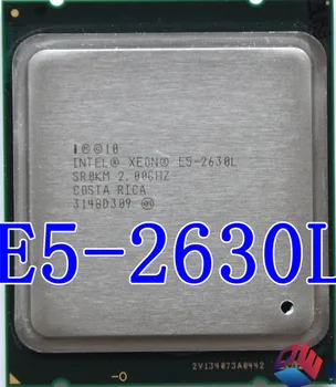 Intel xeon E5-2630L e5 2630L 2.0 GHz LGA2011 socket 6-Core Intel strežnik procesor E5 2630L CPU lahko wrok