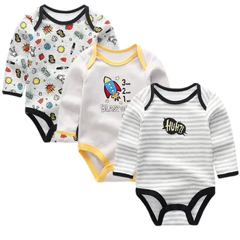 Otroška Oblačila 2020 Pozimi Novorojenčka jumpsuits Baby Boy Girl Romper Dolgimi Rokavi za Malčke Ropa bebe Oblačila O-vratu Baby Izdelka