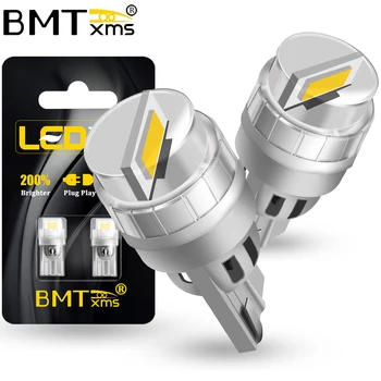 BMTxms 2x Avto 5W5 LED Žarnica T10 W5W LED Signalna Luč Canbus 12V 6000K Auto Claerance Klin Strani Povratne Svetilke Brez napake