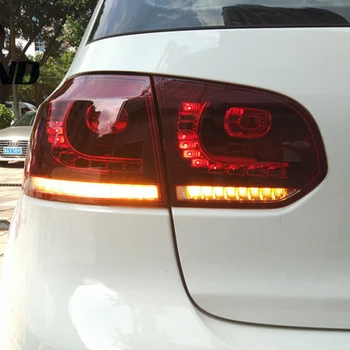 Avto Styling MK6 Rep luči Za Golf 6 luč 2010 2011 2012 2013 2016 za R20 LED Rep Luči z LED gibljejo vključite opozorilne