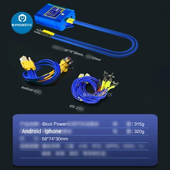 MEHANIK iBoot Napajanje Gostiteljice za Android IOS Moč Zagonski Nadzor Line Telefon Test Kabel za iphone Huawei Samsung Xiaomi
