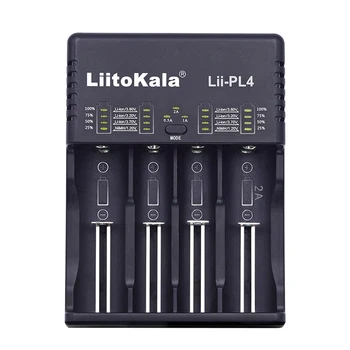 Liitokala Lii-202 Lii-402 Lii-100 Lii-PL4 1,2 V 3,7 V 3.2 V 3.85 V AA 18650 18350 26650 18350 NiMH baterija litij-smart polnilec