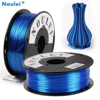 Noulei 3D Tiskalnik Nitke Svile PLA 1.75 mm 1 KG Svilnato Sijoče Sapphire Blue 3D Tiskanje Materialov