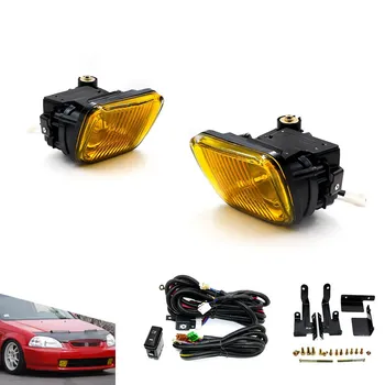 CNSPEED avto-styling luči za meglo za honda civic 96-98 2/3 / 4dr/bela/rumena, ki delajo podnevi smerniki led luči za meglo XS100477