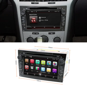 Eunavi 2 Din Android 10 Avto DVD, Radio, GPS, Za Opel Astra, Vectra Antara Zafiri Corsa 2Din Avto Avdio GPS Multimedia Player DSP 4G