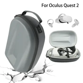VR Pribor Za Oculus Quest 2 VR Slušalke Potovalni kovček Trd EVA Škatla za Shranjevanje Vrečko Za Oculus Quest2 Zaščitna Torbica