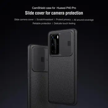 10pcs/veliko Debelo Nillkin CamShield Primeru Za Huawei P40 Pro primeru potisnite pokrov za kamero varstvo primeru