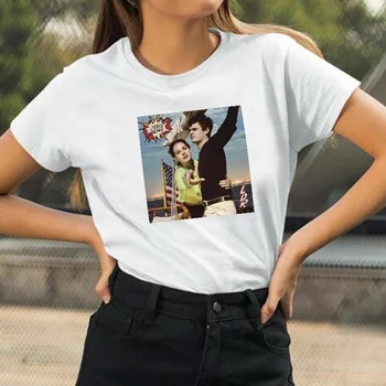 Sunfiz HJN NFR-Album Idol Tees Unisex Lana Del Rey Norman Rockwell Album Cover T-Shirt Poletje Moda Ulica Slog Glasbe Tee