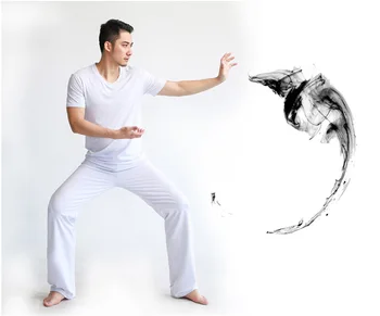 Velikost M-XXXL svoboden sweatpants joga hlače za moške ali ženske pyjama hlače hlače za Borilne veščine