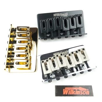 Wilkinson Električna Kitara Omejeno Most String Preko Mostu Steg Tailpiece niz med vrsticami 10,5 mm WOF01 Chrome Srebro Črno Zlato