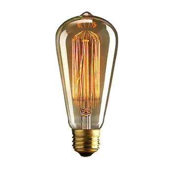 Vintage Edison Svetila Industrijska slog E27/220V Žarnica Mansarda Nastavljiv Za Notranjo Dekoracijo Starinsko Svetilka Abajur Lustre