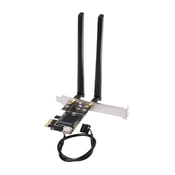 M. 2 PCI-E Pretvornik Namizje Brezžični WiFi Bluetooth Omrežja Sim Adapter svet