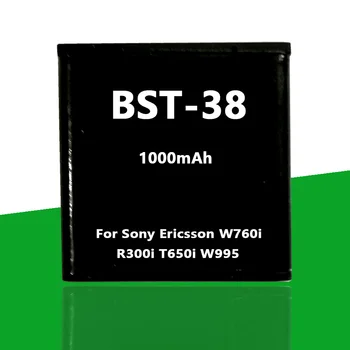 1000mAh BST-38 Baterija Za Sony Ericsson W995 Z780 T650i W580c W980 Z770i C510 C902 C905 F100i Priročno Batterie Akumulator AKKU