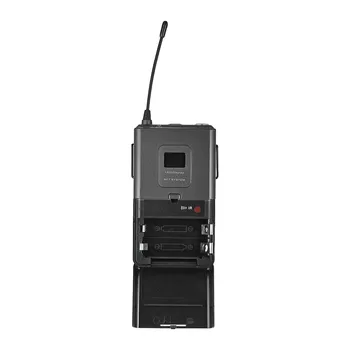 Ammoon 4T Strokovno 4 Kanal UHF Brezžične Slušalke, Mikrofon Sistem 4 Mics 1 Brezžični Sprejemnik 6,35 mm Audio Kabel