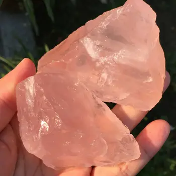 100 g Naravnih Pink Rose Quartz Crystal Grobo Gemstone Vzorec