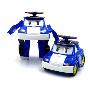 6 Slogov Korejski Otrok Igrače Robocar Poli Preoblikovanje Robot Poli Amber Roy Avto Igrače Akcijska Figura, Igrače Za Otroke Najboljših Daril