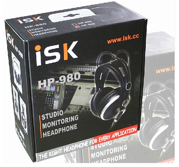 ISK HP980/HP-980 šumov Super Bass Zaprta Nazaj Hifi DJ Studijski Slušalke Slušalke PK K271S K272