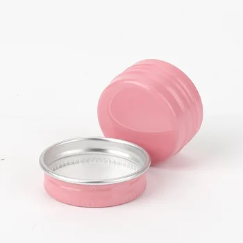 5g Mini Prazno Kozmetični Kovinski Tin 5ml Nail Art Ličila Lip Gloss Kremo za Oči Vzorec Zaprti Nepremočljiva Aluminija Jar Pot 50pcs