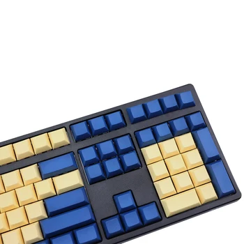 DSA profili prazno Keycap 108 tipke Modro Rumeno Keycaps ISO Ključ