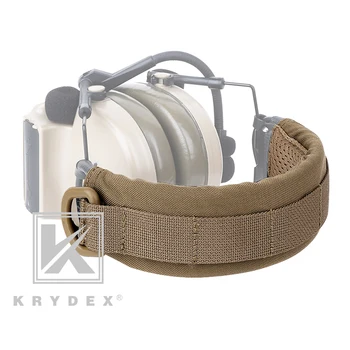 KRYDEX Taktično Slušalke Stojala zaščitni Pokrov Modularni Glavo Earmuff Slušalke Stojala MOLLE Varstvo Primeru Za HOWARD MSA CB