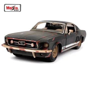 1:24 1967 FORD Mustang GT Stare Letnik Diecast Model Avtomobila Igrača za Darilo