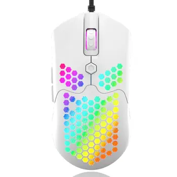 M5 Votlih-iz Satja Lupini Gaming Miška Pisane RGB Osvetljen Svetlobe Žično Miši