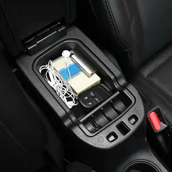 Avto Armrest Škatla Za Shranjevanje Nosilec Posode Pripomočki Za Jeep Compass 2017-2019 Centralne Armrest Škatla Za Shranjevanje Za Jeep Compass