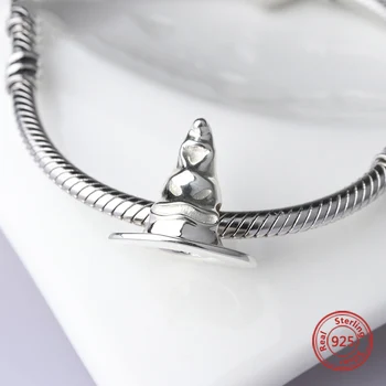 Xiaojing 925 Sterling Silver Fashion čarobnega Klobuka Kroglice čarobne gumbe za Ženske, ki se Prilega Originalni Zapestnico Pandora Nakit Darilo 2020 na Debelo