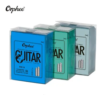 10 kompletov Orphee RX17 (010-046) Super Svetle Tone & Normalna Luč, Električna Kitara Strune Nastavite 6pcs/set Kitare Dodatki