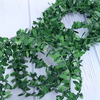 7.5 m Umetno Garland Listje Zeleno Listje, Simulirano Trta za Stranko Poroko Slovesnosti DIY Trakovi