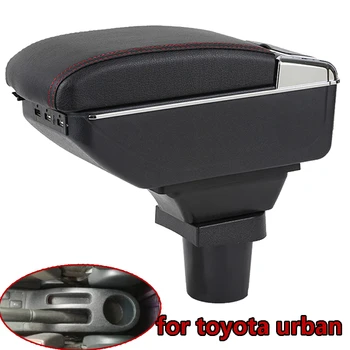 Za Toyota Urban Cruiser Armrest Polje Osrednji Trgovina Vsebina Škatla za Shranjevanje s Skodelico Imetnika Pepelnik USB Vmesnik